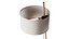 MILAN Linood E27 Wood Floor Lamp