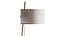 MILAN Linood E27 Wood Floor Lamp