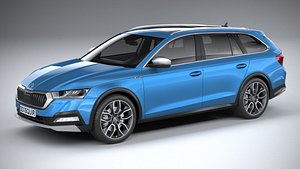 skoda octavia scout 3D