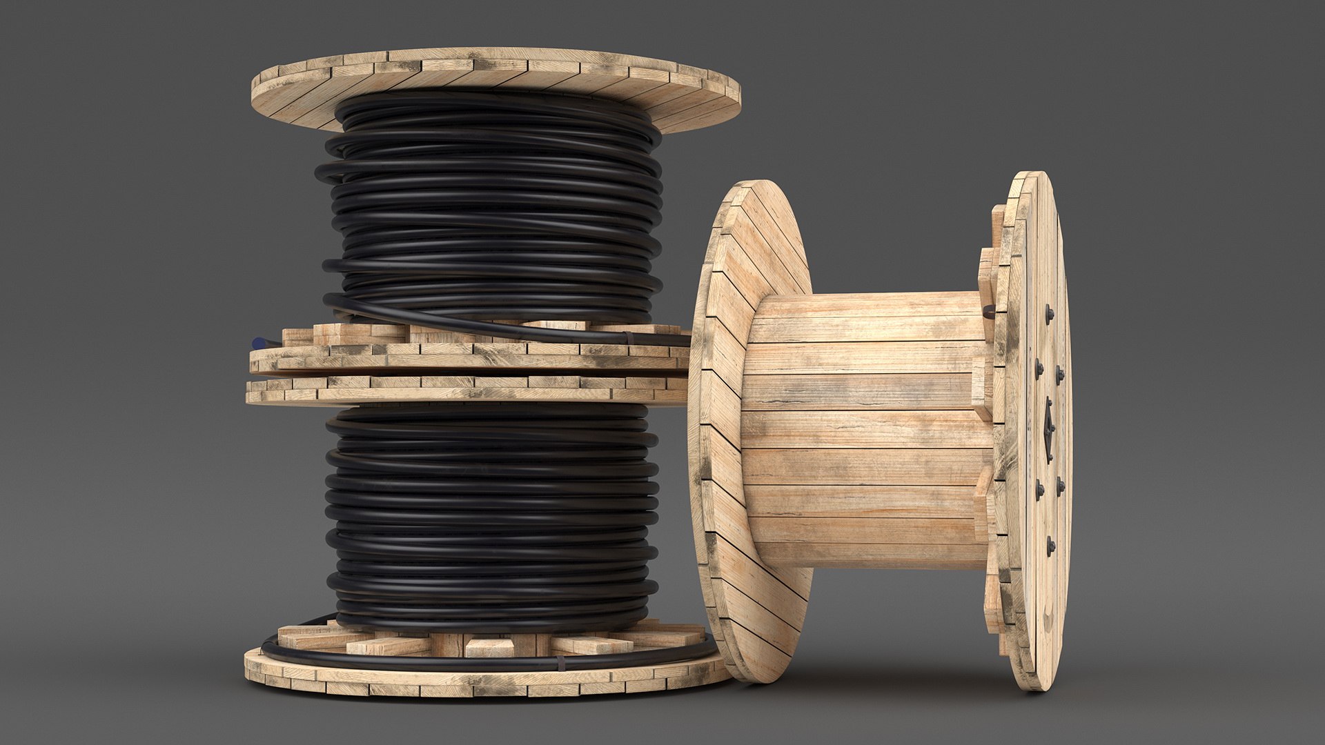 3D Stack of Cable Reels model https://p.turbosquid.com/ts-thumb/7L/59VhcE/Kv/stackofcablereelsmb3dmodel005/jpg/1723793641/1920x1080/fit_q87/b476ea1938829d343dd412f193f3d2cb9cc9b7fe/stackofcablereelsmb3dmodel005.jpg