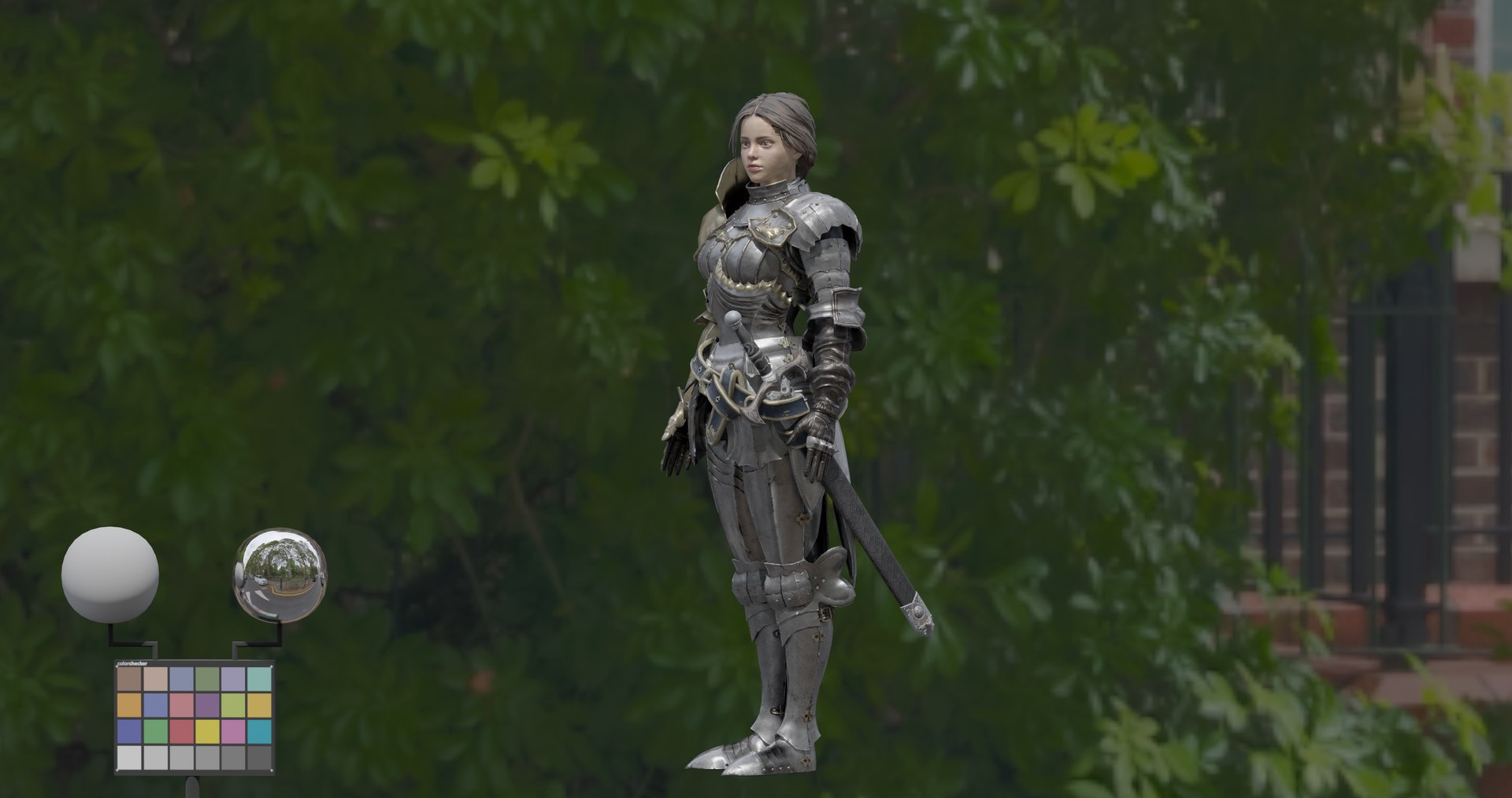 Woman knight - Rigged 3D - TurboSquid 2085642