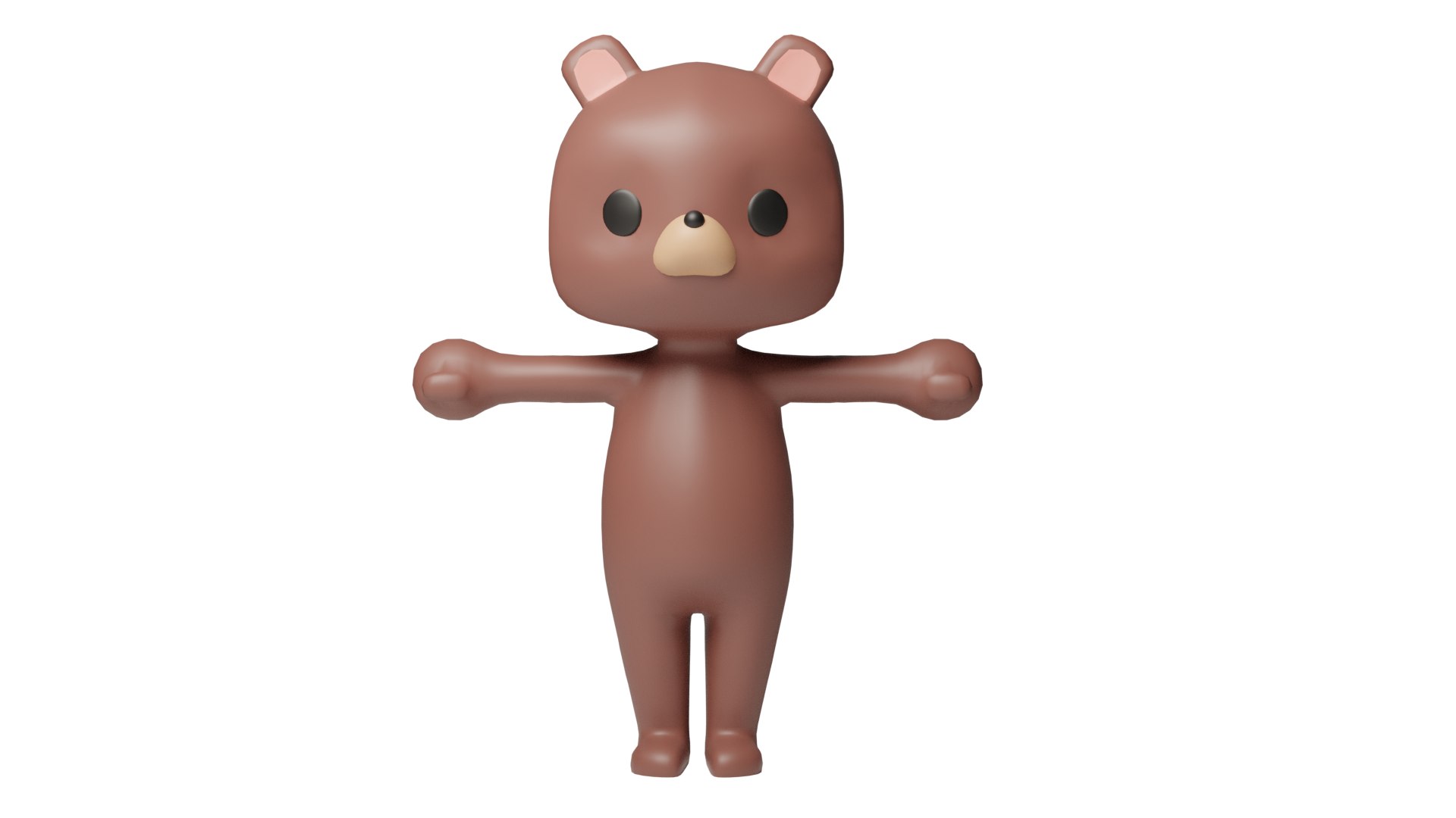 Cartoon Bear Rigged 3D Model - TurboSquid 2189560