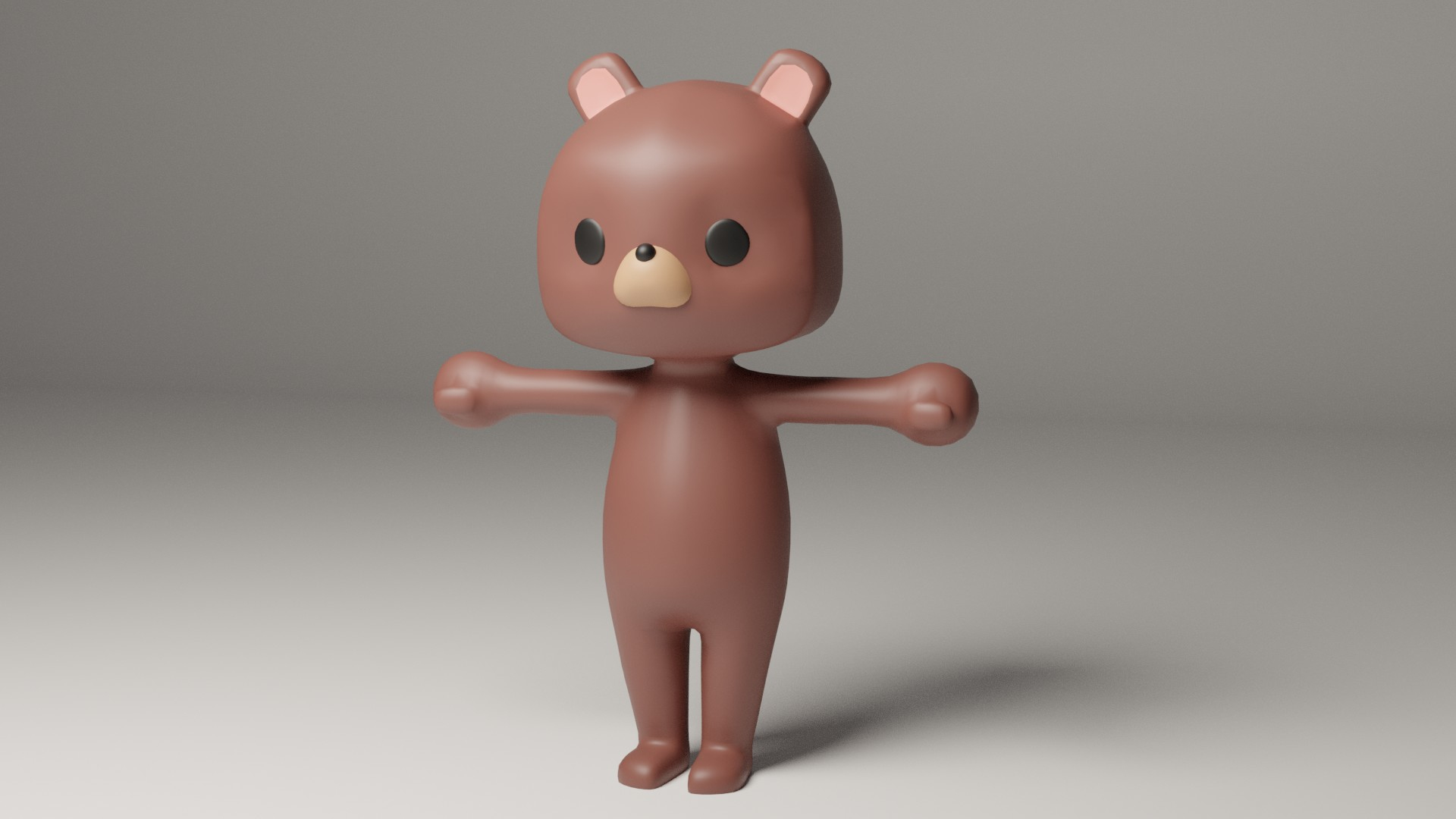 Cartoon Bear Rigged 3D Model - TurboSquid 2189560