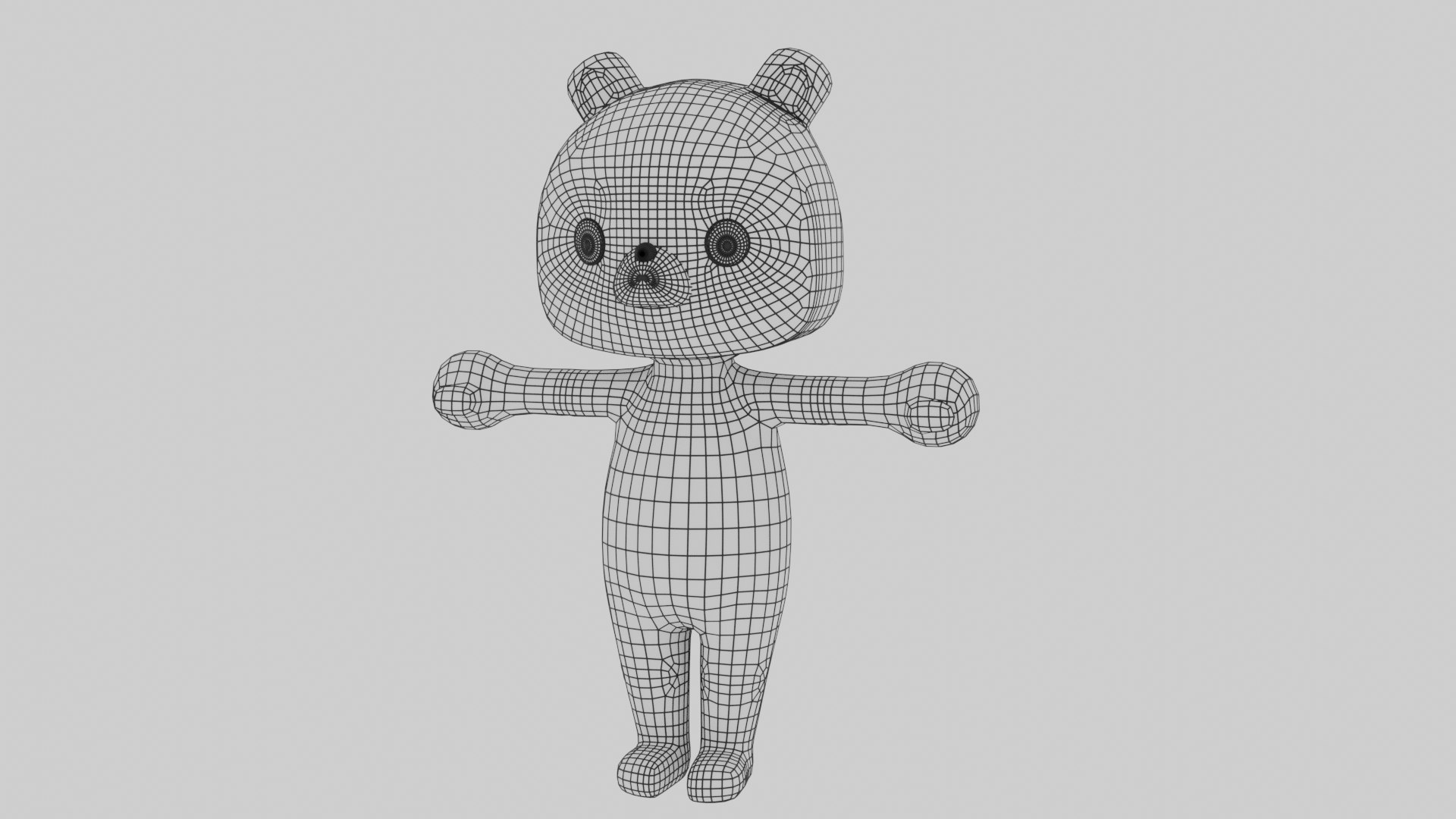 Cartoon Bear Rigged 3D Model - TurboSquid 2189560