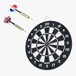 3D Darts Collection model