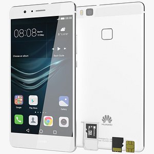 Huawei P9 Lite White with SD/SIM Card Tray