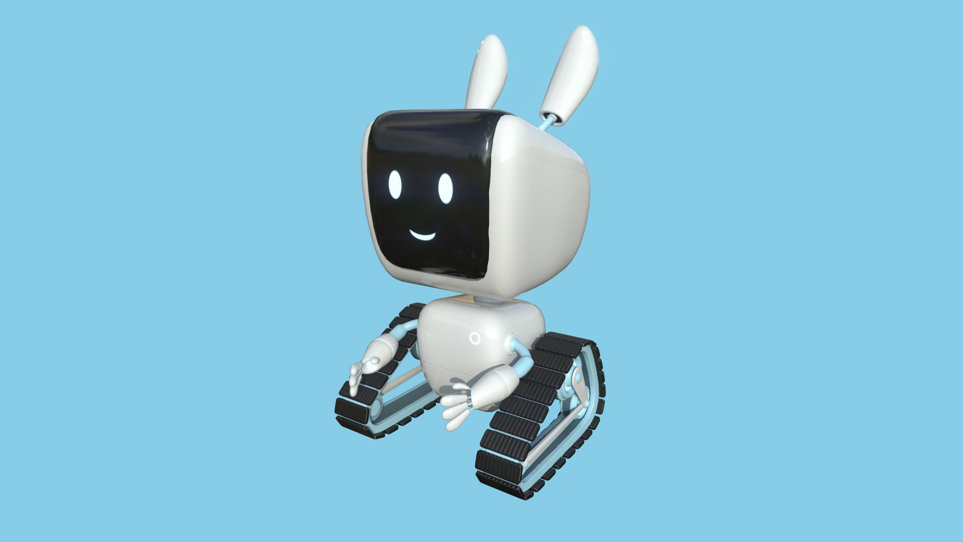 3D Cute Robot 01 - White Faces - Character Design Fashion model https://p.turbosquid.com/ts-thumb/7L/Fk6TxG/E4/r1r0/jpg/1628204162/1920x1080/fit_q87/a63102a9e152ec852ed5546f66cbd81bfac09497/r1r0.jpg