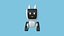 Cute Robot 01 - Rostos Brancos - Design de Personagens Moda