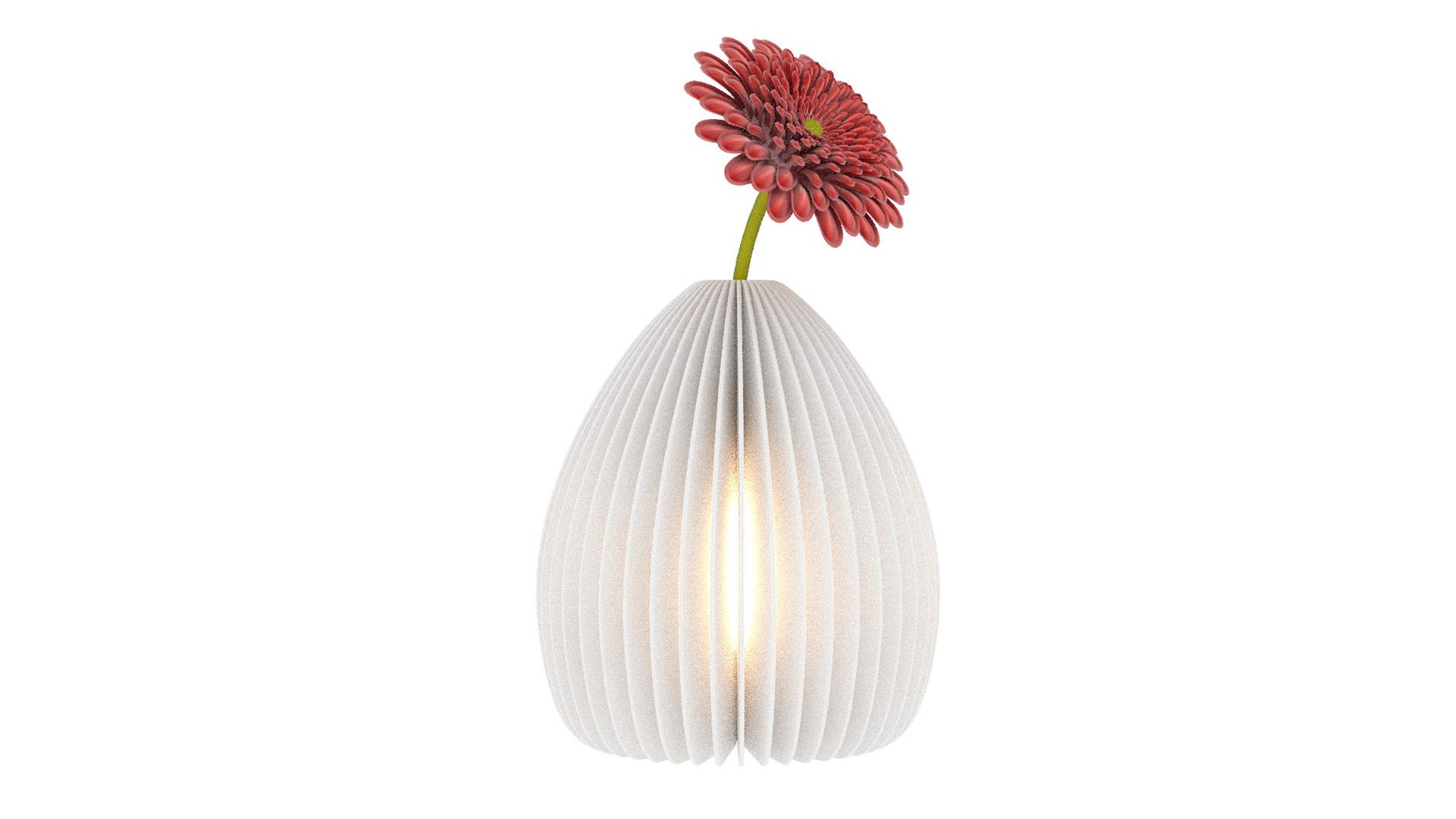 3D model Smart Vase Light Gingko design - TurboSquid 2054373