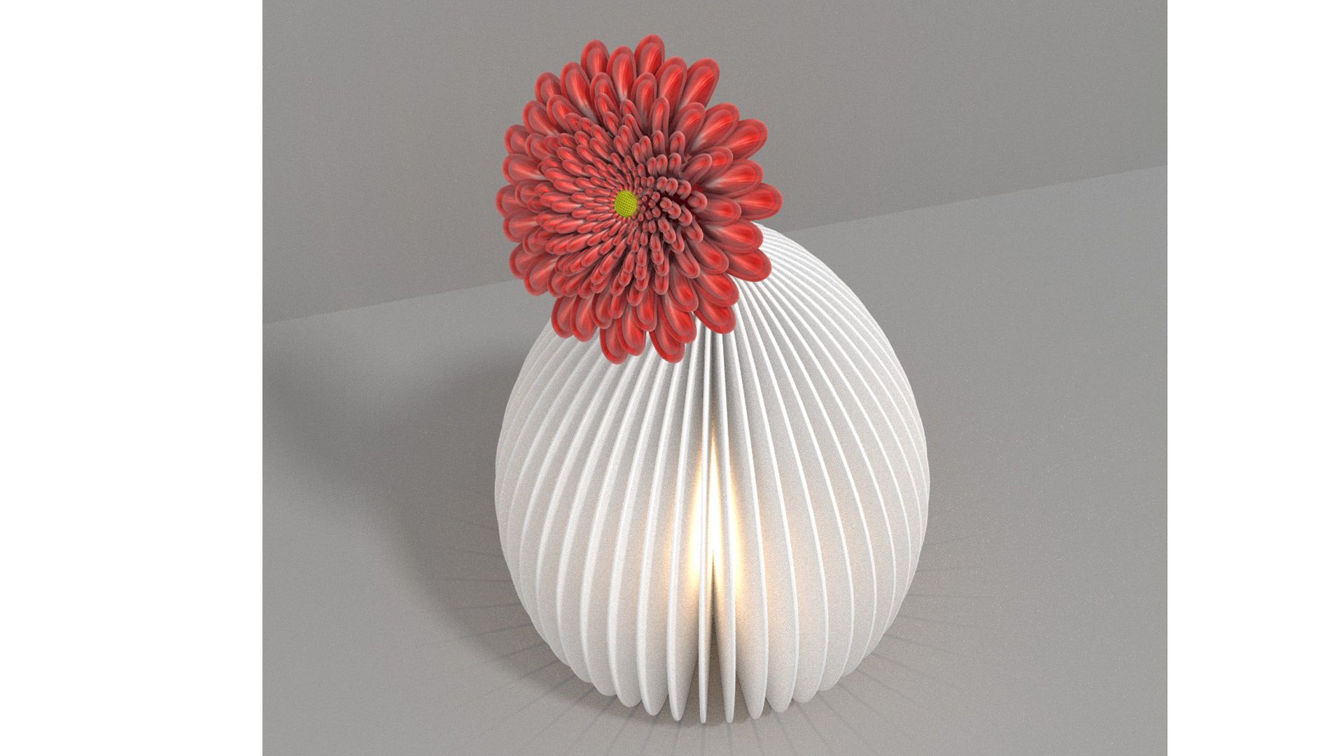 3D model Smart Vase Light Gingko design - TurboSquid 2054373