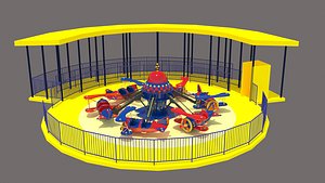 3D Aircraft Rides model