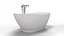 Mezclador de baño Artifacts con bañera de aire Elise 230