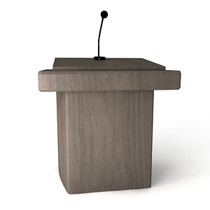 Lecture Stand - High Quality Furniture 3d model