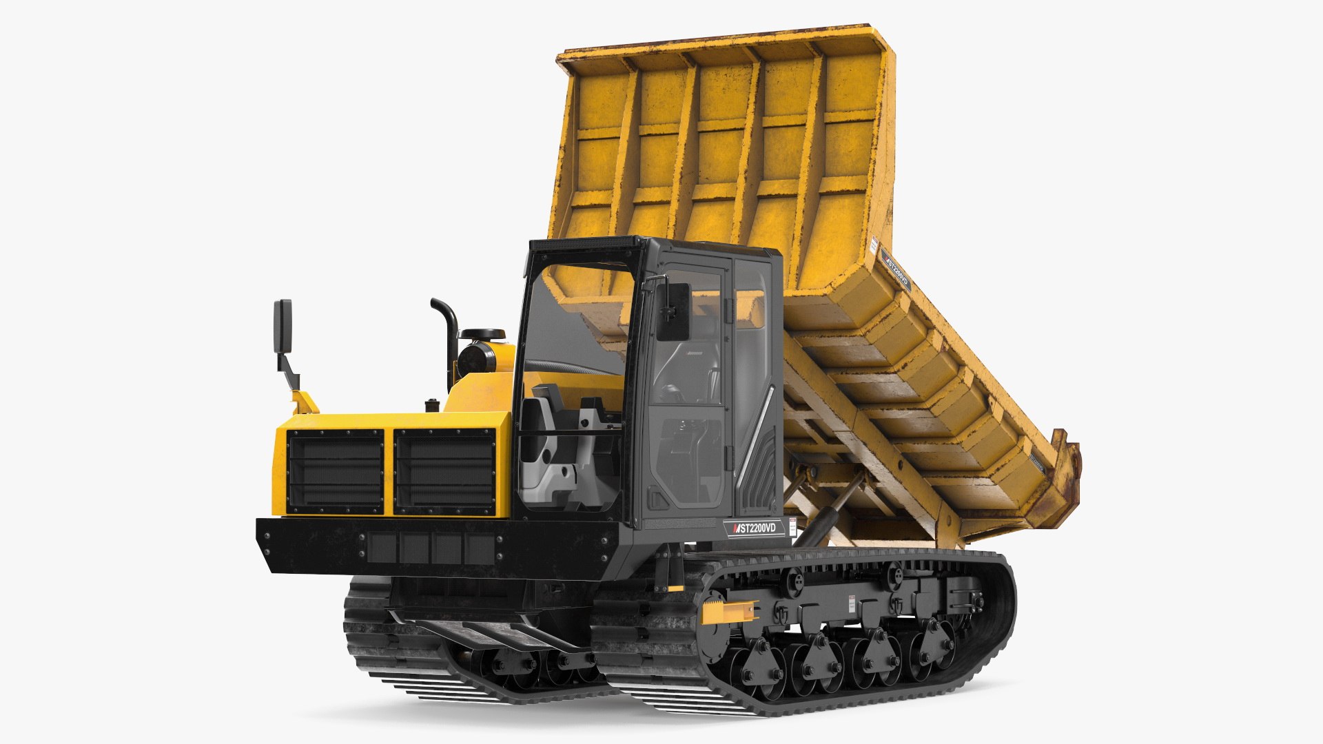 Morooka Dumper Dirty Rigged 3D model preview