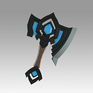 World Of Warcraft Shadowlands Axe Bastion Cosplay weapon prop