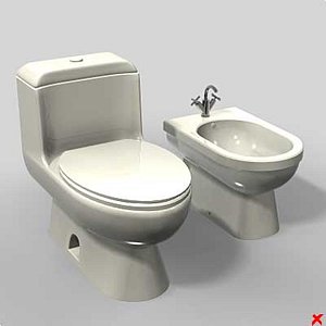 3d toilet bidet