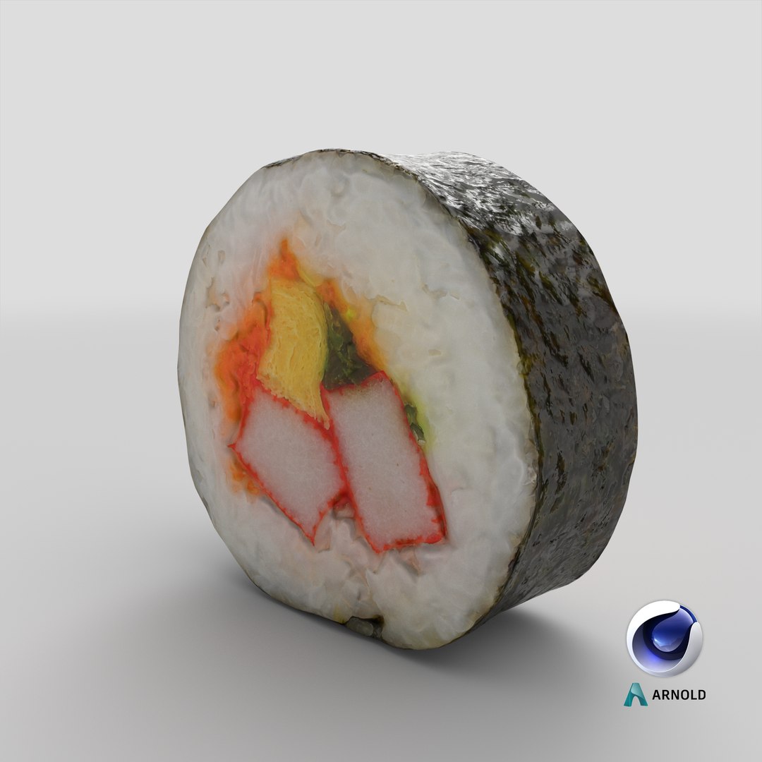Maki Sushi 3D model https://p.turbosquid.com/ts-thumb/7L/XwljEe/kF/stemcell_cinema_4d_arnold_render/png/1687427987/1920x1080/fit_q87/0bd24c5546cd6947aafab20db8575117a8aa5fb9/stemcell_cinema_4d_arnold_render.jpg