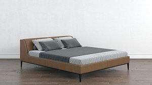 Roche Bobois Cassiopee Bed 3D model