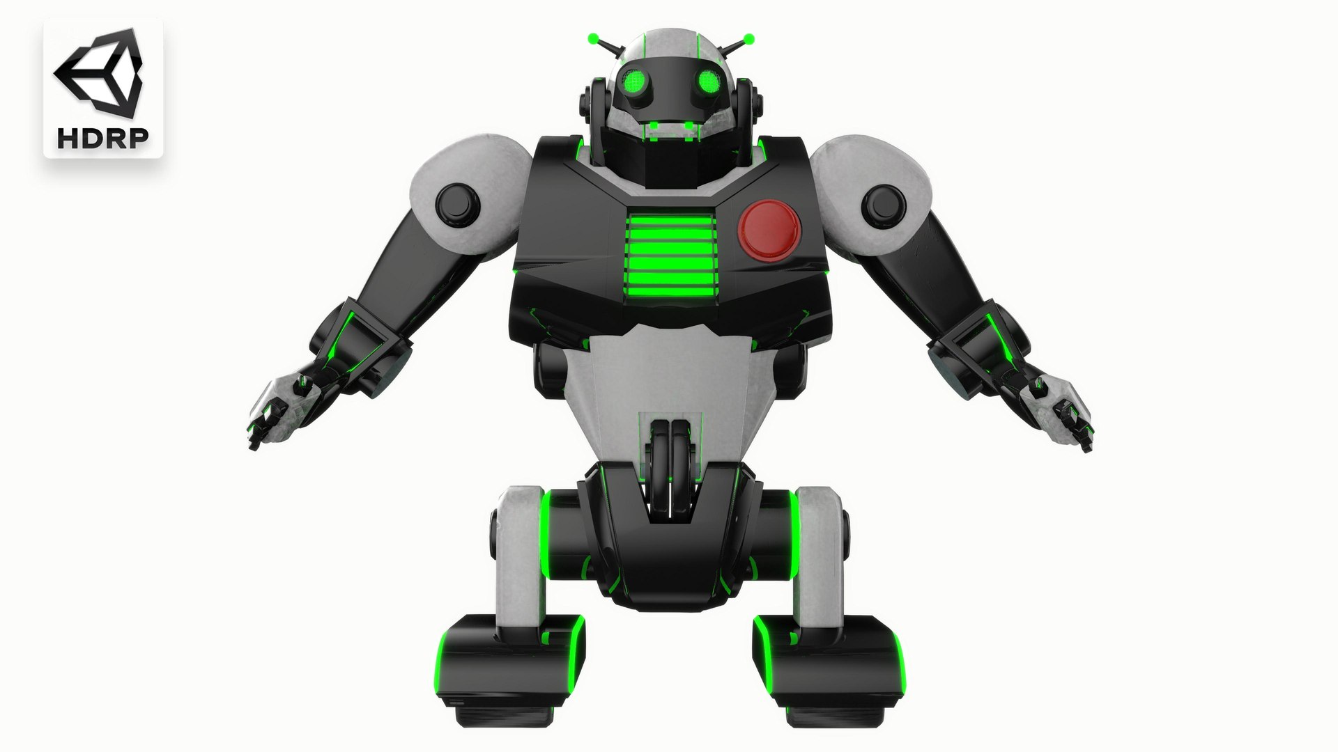 Unity-compatible Futuristic Robot Unity Hdrp 3D - TurboSquid 2211462