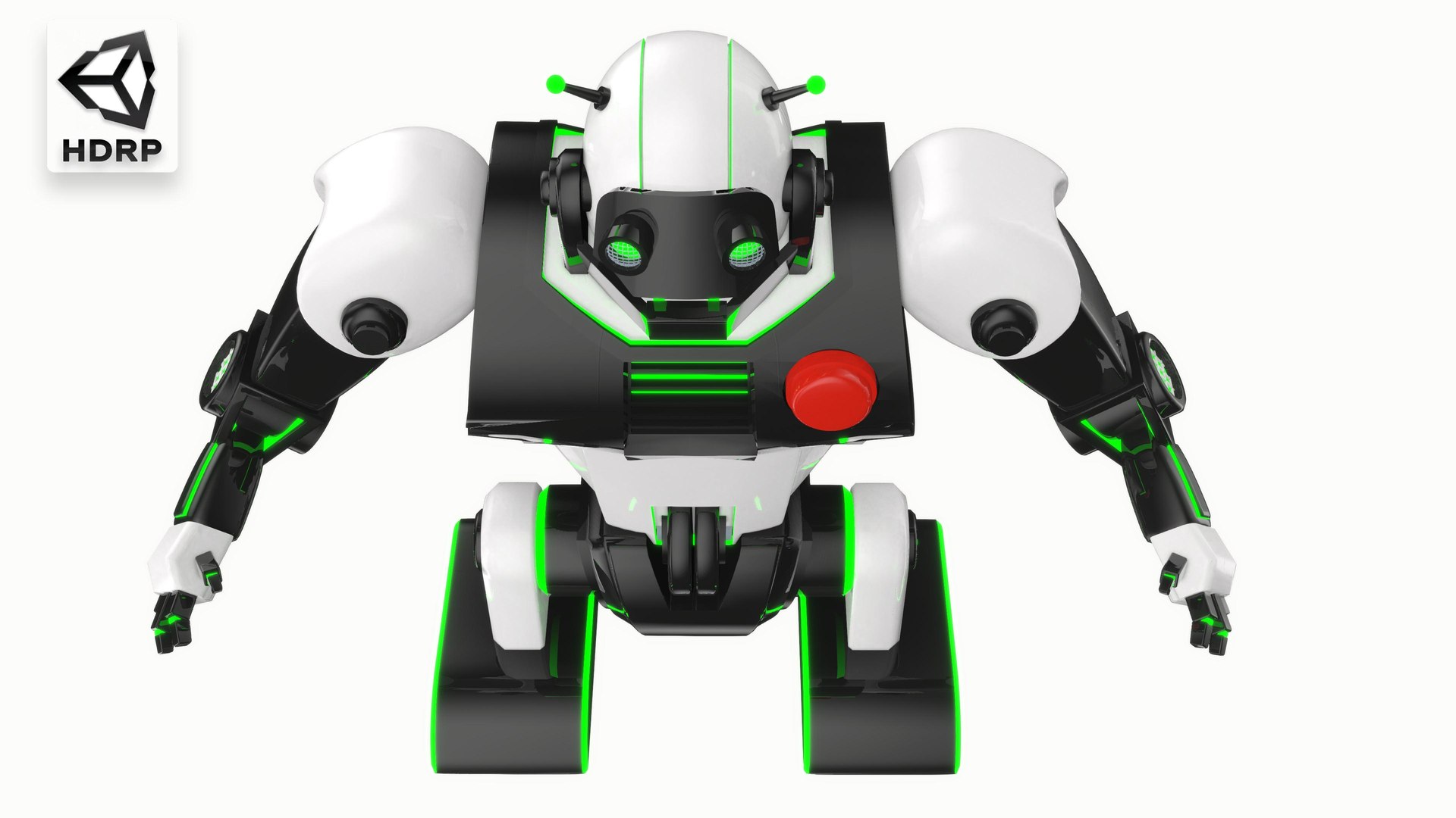 Unity-compatible Futuristic Robot Unity Hdrp 3D - TurboSquid 2211462