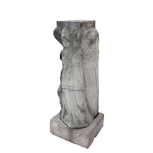 3d model angel statue 2