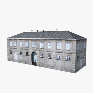 3ds max old building 1700s