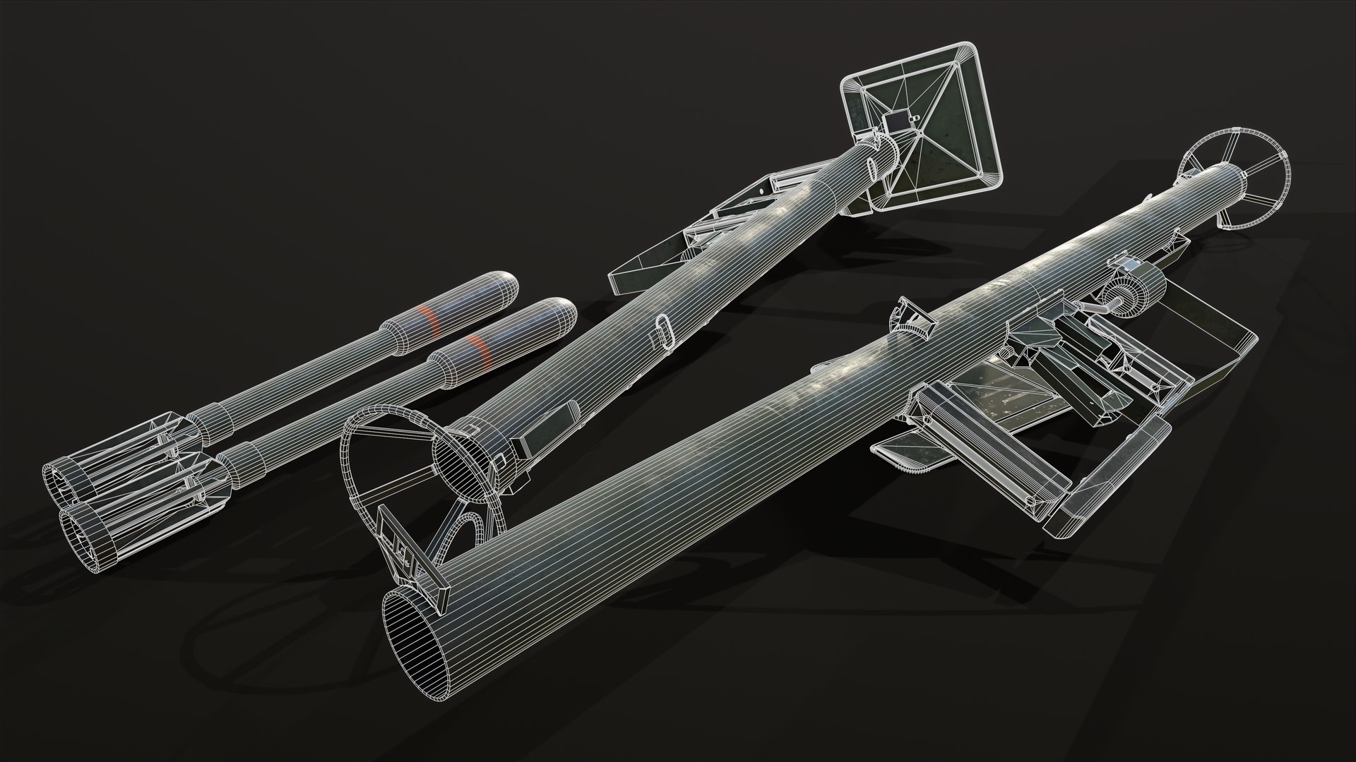 3D 44M Rocket Launcher - TurboSquid 2207657