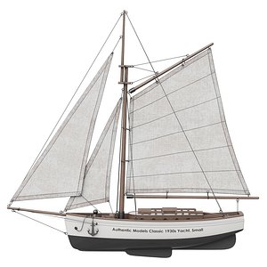 Authentic Models Classic 1930s Yacht