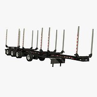 BWS 50LF4X3T logger trailer