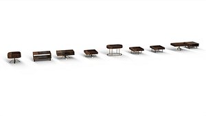 Coffee Tables Set Designer Low Tables Living Room Props