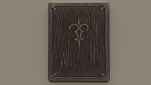free old book 3d model