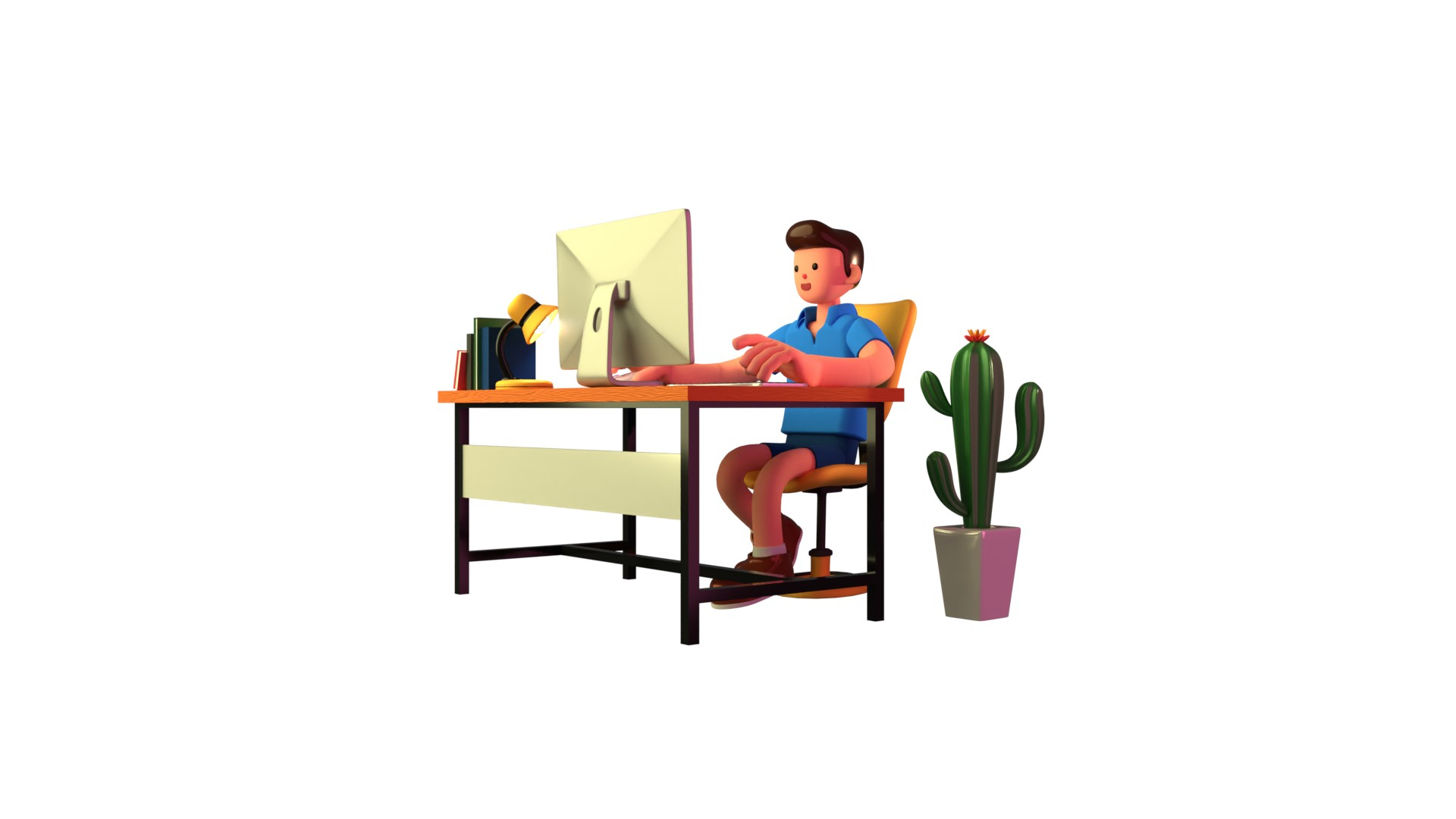3D Work From Home TurboSquid 2247579