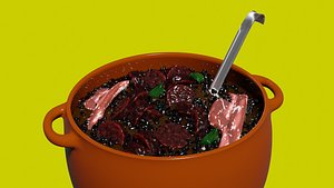 3D feijoada