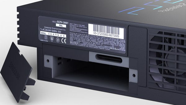 modelo 3d Sony PlayStation 2 FAT - TurboSquid 2019884