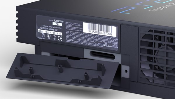 modelo 3d Sony PlayStation 2 FAT - TurboSquid 2019884