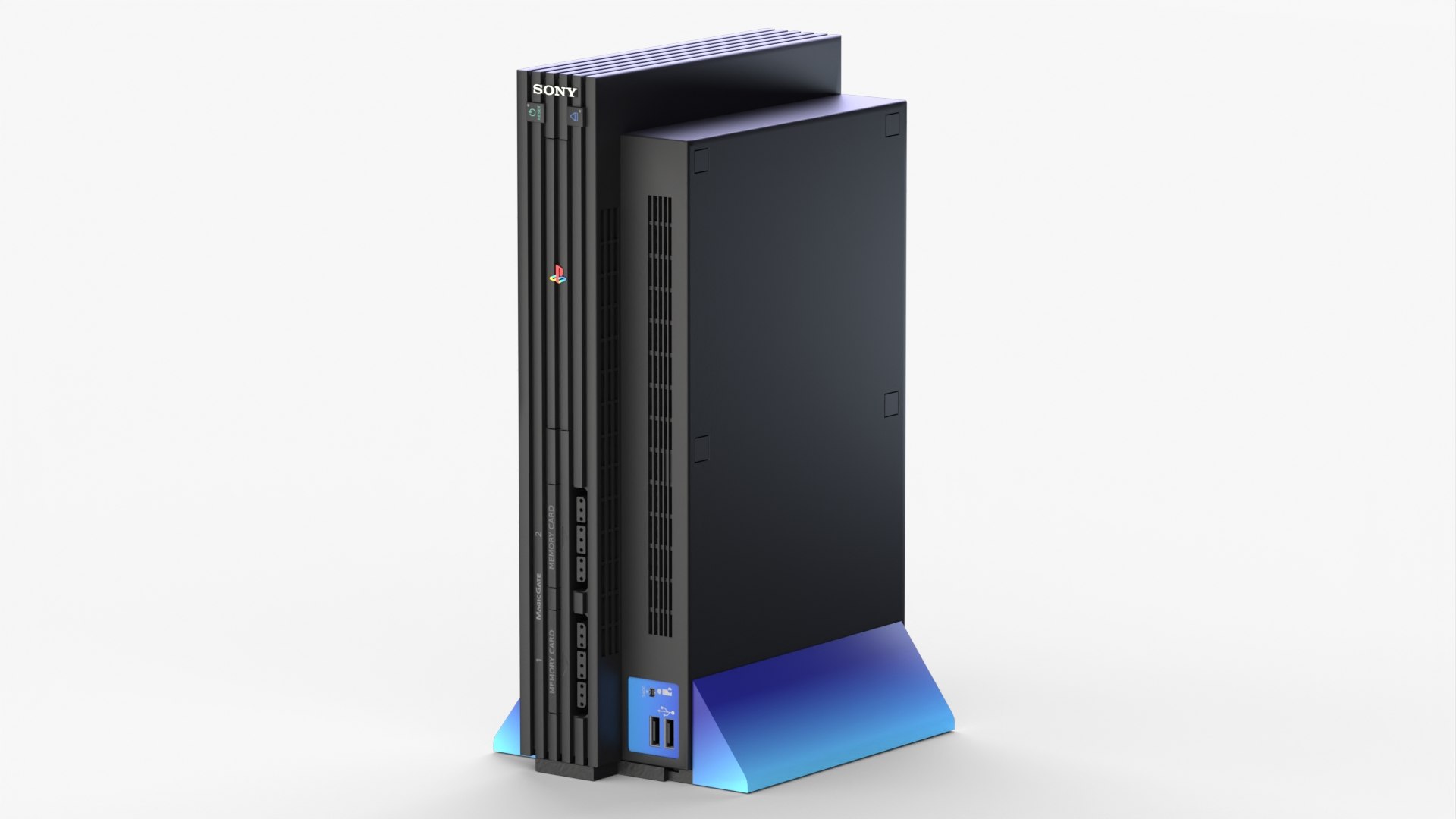 3D Sony PlayStation 2 FAT Model - TurboSquid 2019884