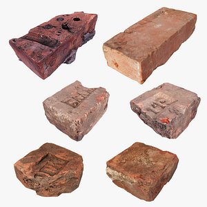 3d pack brick model