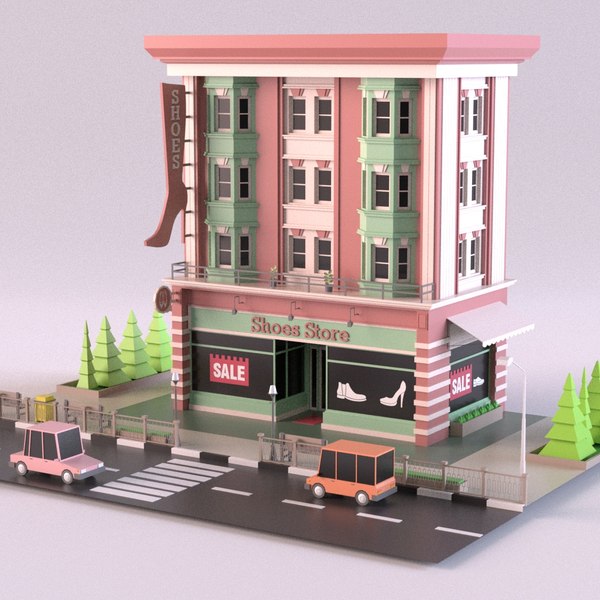 3D set 13 shop store model - TurboSquid 1511646