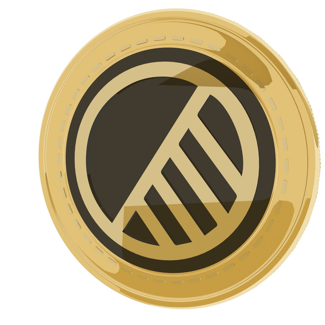 Agora Cryptocurrency Gold Coin 3D model - TurboSquid 1781836