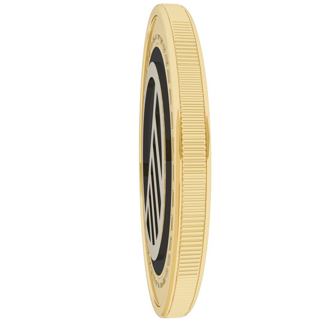 Agora Cryptocurrency Gold Coin 3D model - TurboSquid 1781836