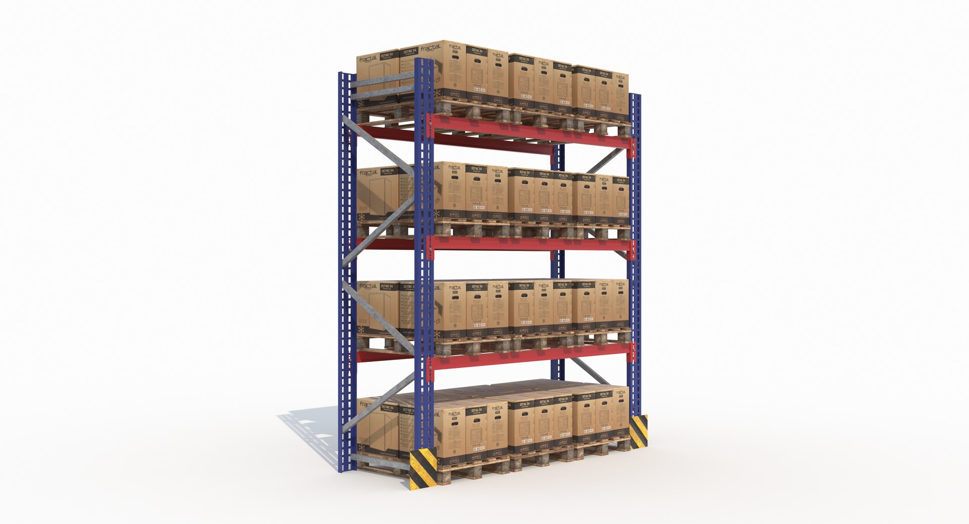 3D Warehouse Racks Model - TurboSquid 2406081