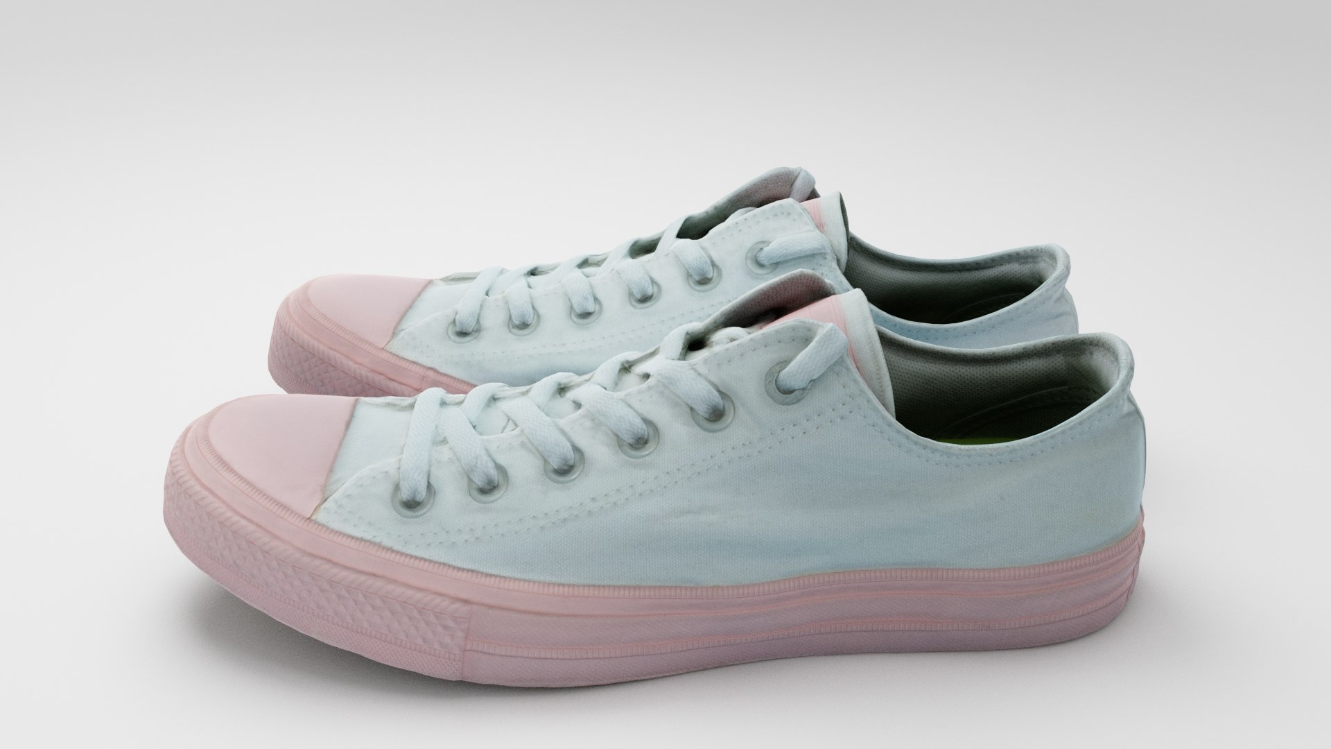 3D Pair of woman sneakers or gumshoes pink and white canvas urban hipster footwear model https://p.turbosquid.com/ts-thumb/7M/BZ6uIJ/2j/blenderdarkbread0002/jpg/1656929101/1920x1080/fit_q87/3436d473c8ed29ecaf98d098d16e3ab7ebc0b6c5/blenderdarkbread0002.jpg