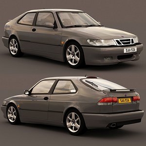 3D saab 9-3 aero 2002