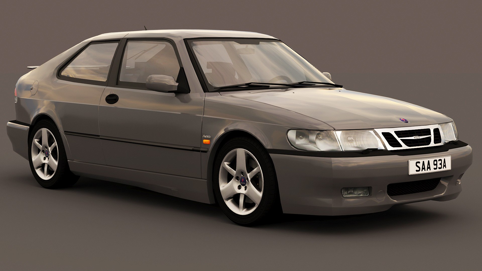 3D Saab 9-3 Aero 2002 - TurboSquid 2344746