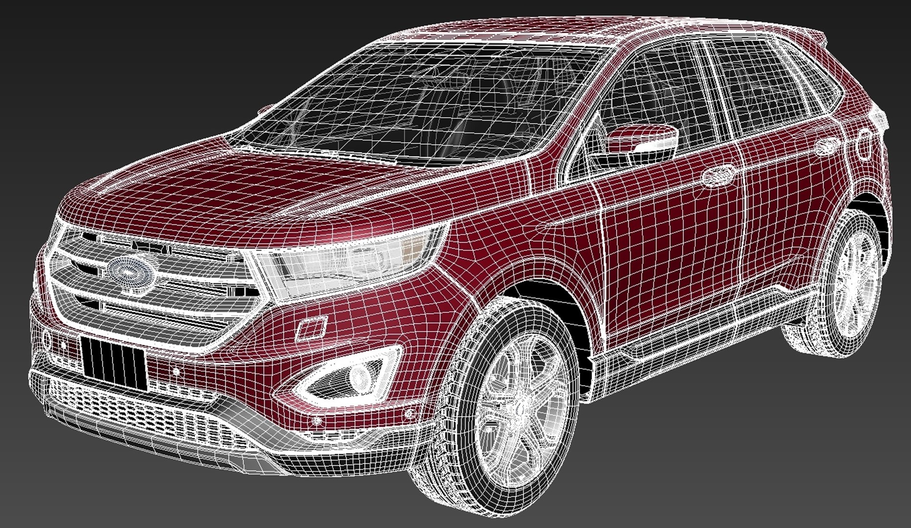 3D Model Ford Edge 2017 - TurboSquid 2222038