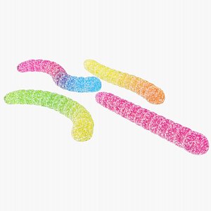 Sugar Gummy Worms