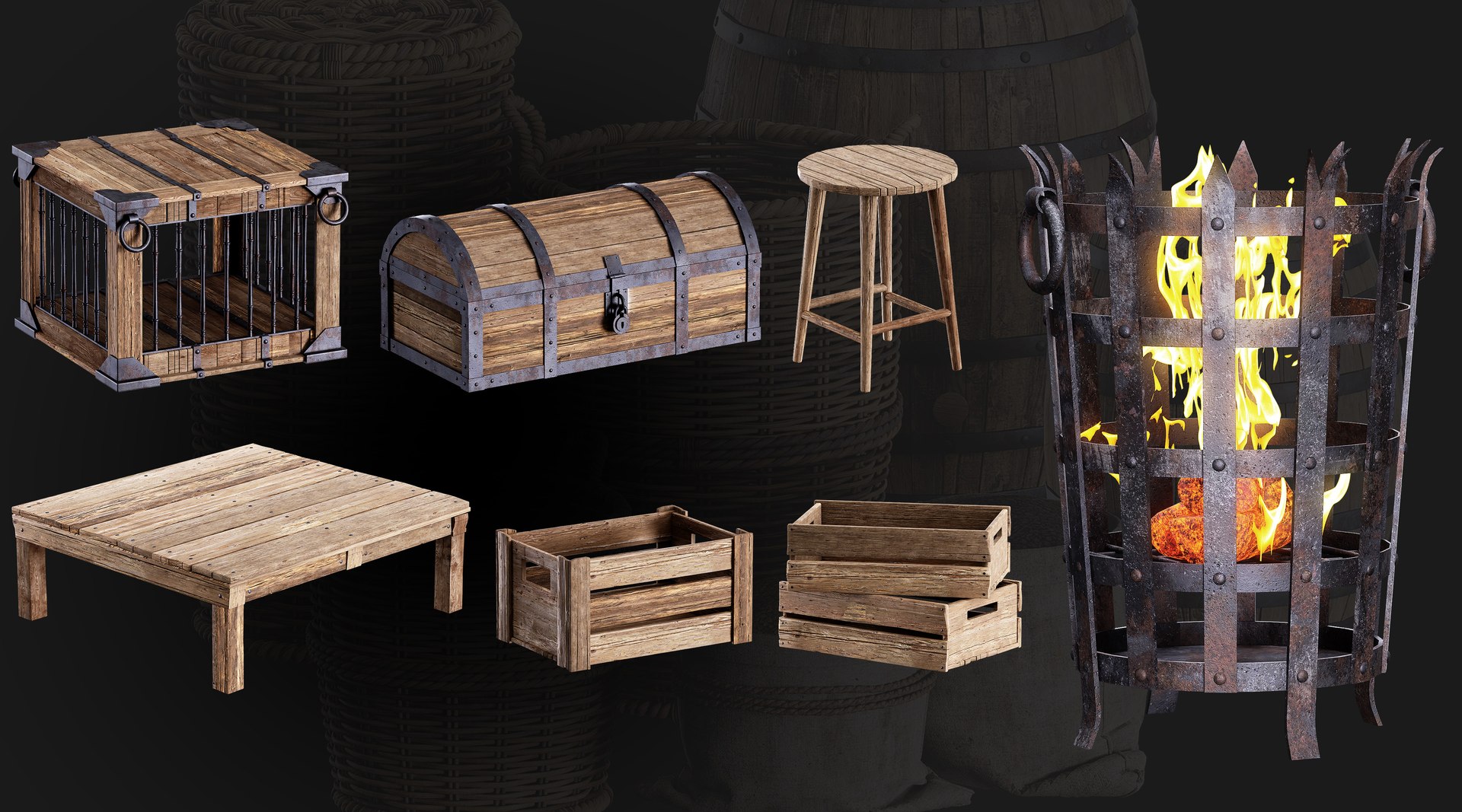Medieval Asset Props  3D Kitbash Collection 40 Pieces 3D model https://p.turbosquid.com/ts-thumb/7M/HVZAYh/0o/turbo14/jpg/1754414898/1920x1080/fit_q87/987d085da9e6f0925550e12fa09e146b3f23d33f/turbo14.jpg