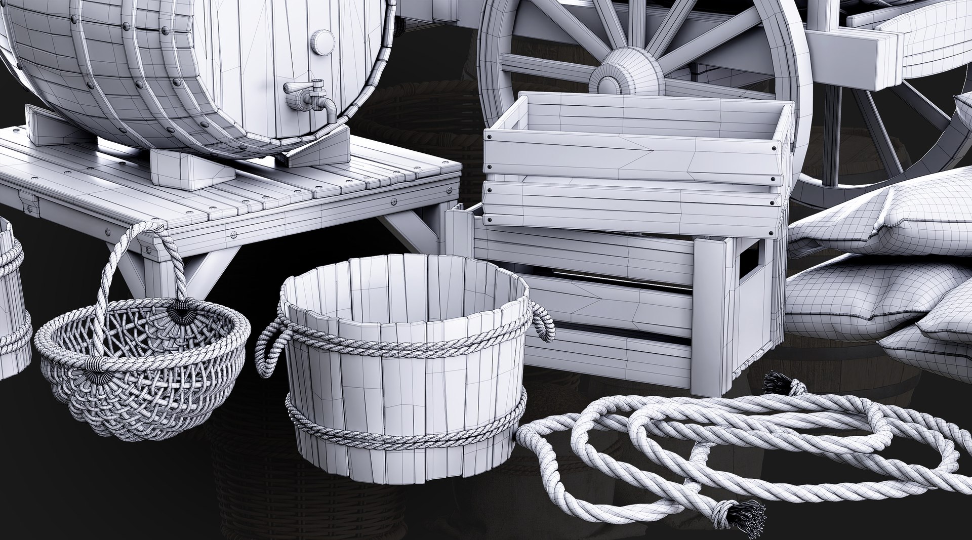 Medieval Asset Props  3D Kitbash Collection 40 Pieces 3D model https://p.turbosquid.com/ts-thumb/7M/HVZAYh/Kq/turbo16/jpg/1754414903/1920x1080/fit_q87/3290ff6b7ffe2a14a609241112bad6af8a758dbe/turbo16.jpg