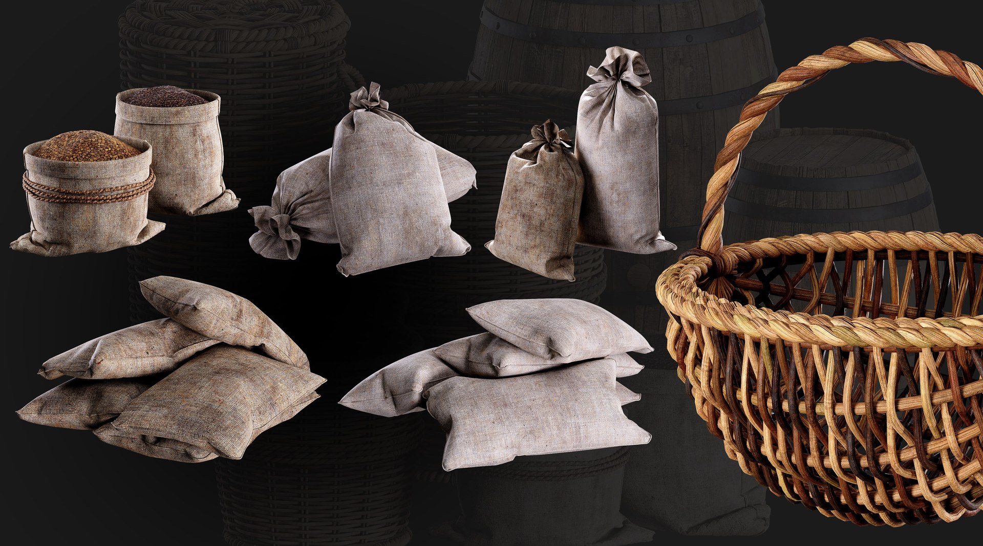 Medieval Asset Props  3D Kitbash Collection 40 Pieces 3D model https://p.turbosquid.com/ts-thumb/7M/HVZAYh/gb/turbo12/jpg/1754414894/1920x1080/fit_q87/23c1ee4ea9c63f541e05d97c29d5d858ffeba72c/turbo12.jpg