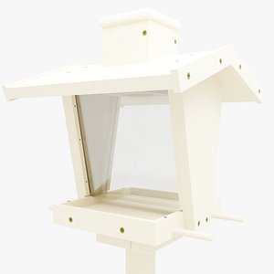 Wooden Bird Feeder